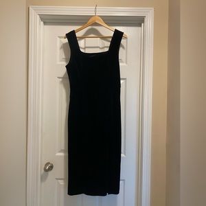 Black velvet dress, size 12